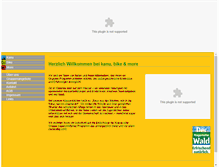 Tablet Screenshot of kanu-bike-and-more.de
